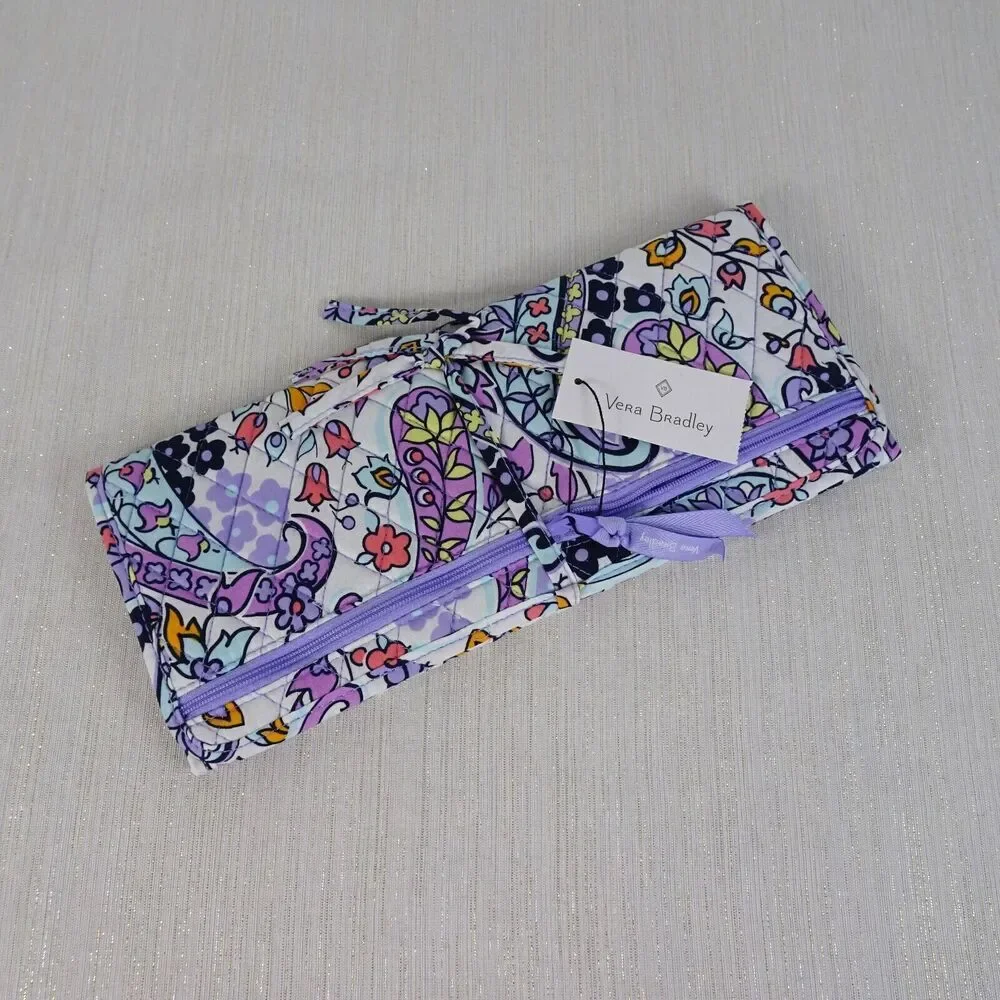 Vera Bradley Curling & Flat Iron Cover Factory Style Maddalena Paisley Soft NWT